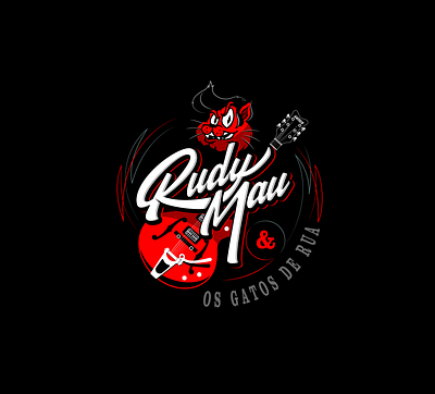 Logo banda rockabilly design graphic design logo