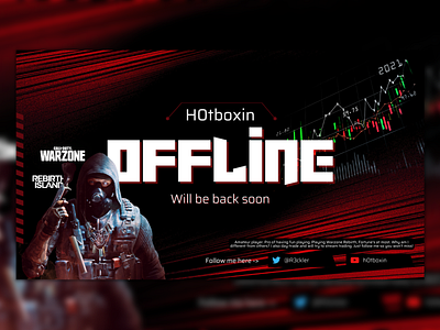 Twitch offline banner content creator livestream stocks stream streamer twitch twitch banner twitch offline warzone