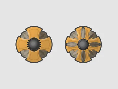 Tier 5 & 6 - Submission Badges S1 achievements badge graphic design military submission svg vector