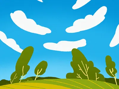 A Plein Air a plein air adobe art design fields graphic design illustration landscape photoshop texture