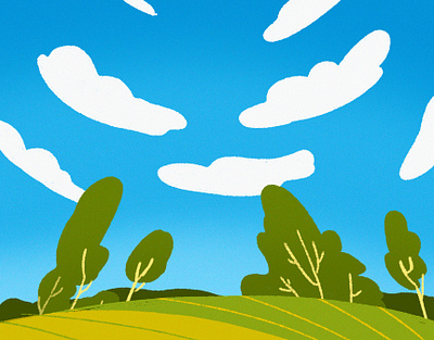 A Plein Air a plein air adobe art design fields graphic design illustration landscape photoshop texture