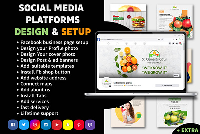 My social media services 3d animation branding design graphic design icon illustration logo motion graphics social media ui