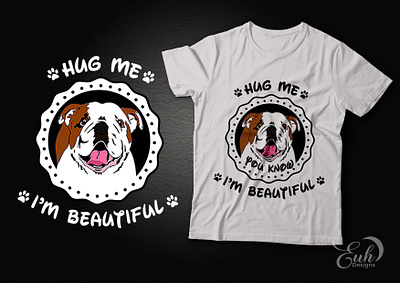 Hug Me! I'm Beautiful design graphic design t shirt design vector