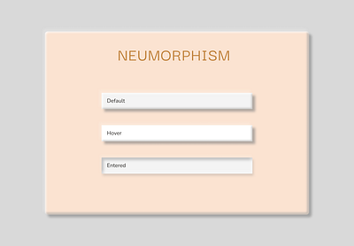 Neumorphic input fields figma input fields neumorphism ui ui design