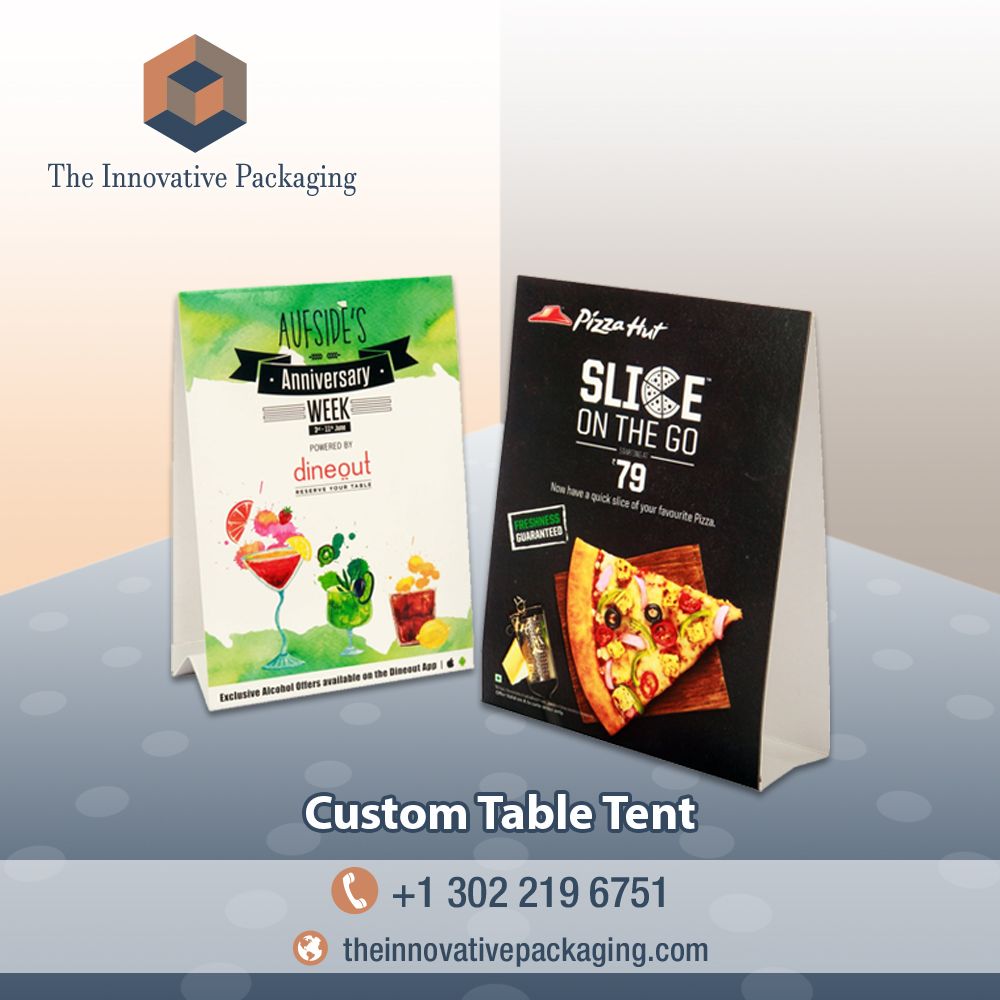 Custom Table Tent custom boxes custom table tent custom table tent boxes