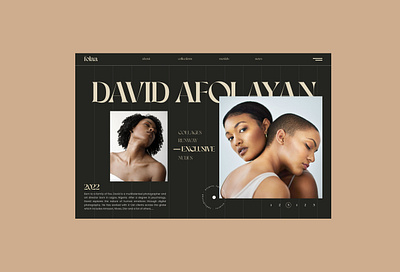 FOLAA design lagos landingpage layout minimal nigeria photography typography ui