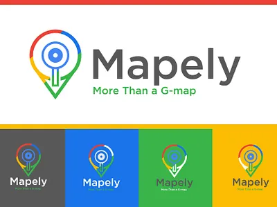 Mapely Logo | Advance User-friendly Google Map | DesignoFly advance advance google map brand identity branding designofly g map logo gmap google google map graphic design illustration logo map map logo design mapely modern logo user friendly google map vector