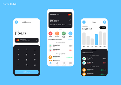 UI/Creditcard online app bank design mobile ui ux