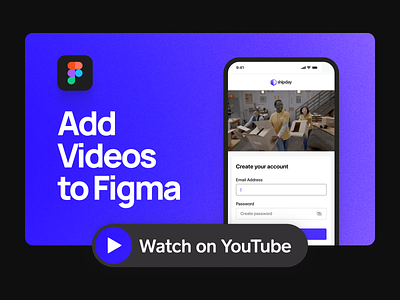 How to Add Videos to Figma | YouTube Tutorial clean design design tutorial design youtube designer digital figma figma prototype figma tutorial flat minimal mobile app prototype tutorial prototyping simple ui video web youtube tutorial youtuber