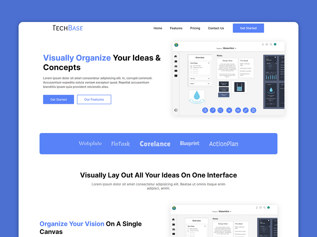 TechBase SaaS Website Template By Webplate On Dribbble