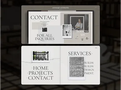 Archangel Architects 2d architecture branding design graphic design illustration interior logo ui uiux ux web web design