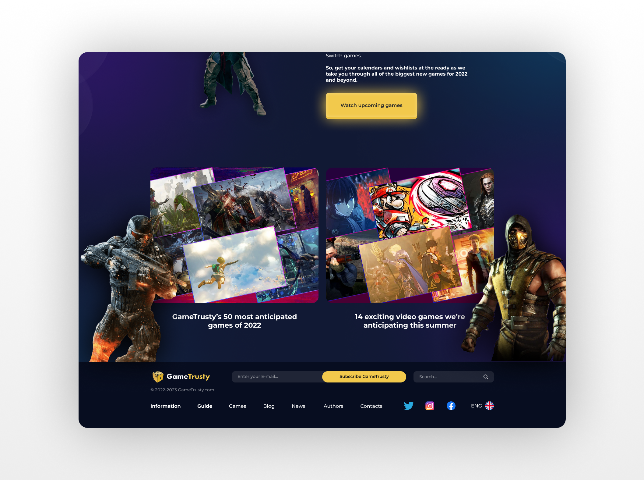 GameTrusty  Video game reviews website design by Aleks Resetnikovs on  Dribbble