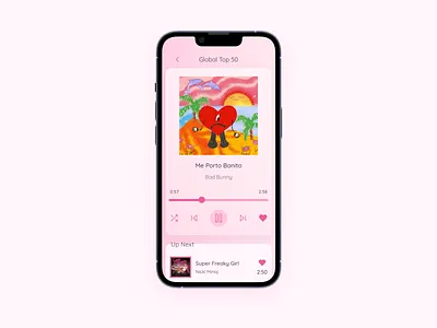 Daily UI #9 - Music Player aurora gradient dailyui design figma glassmorphism gradient music player ui ui design ux