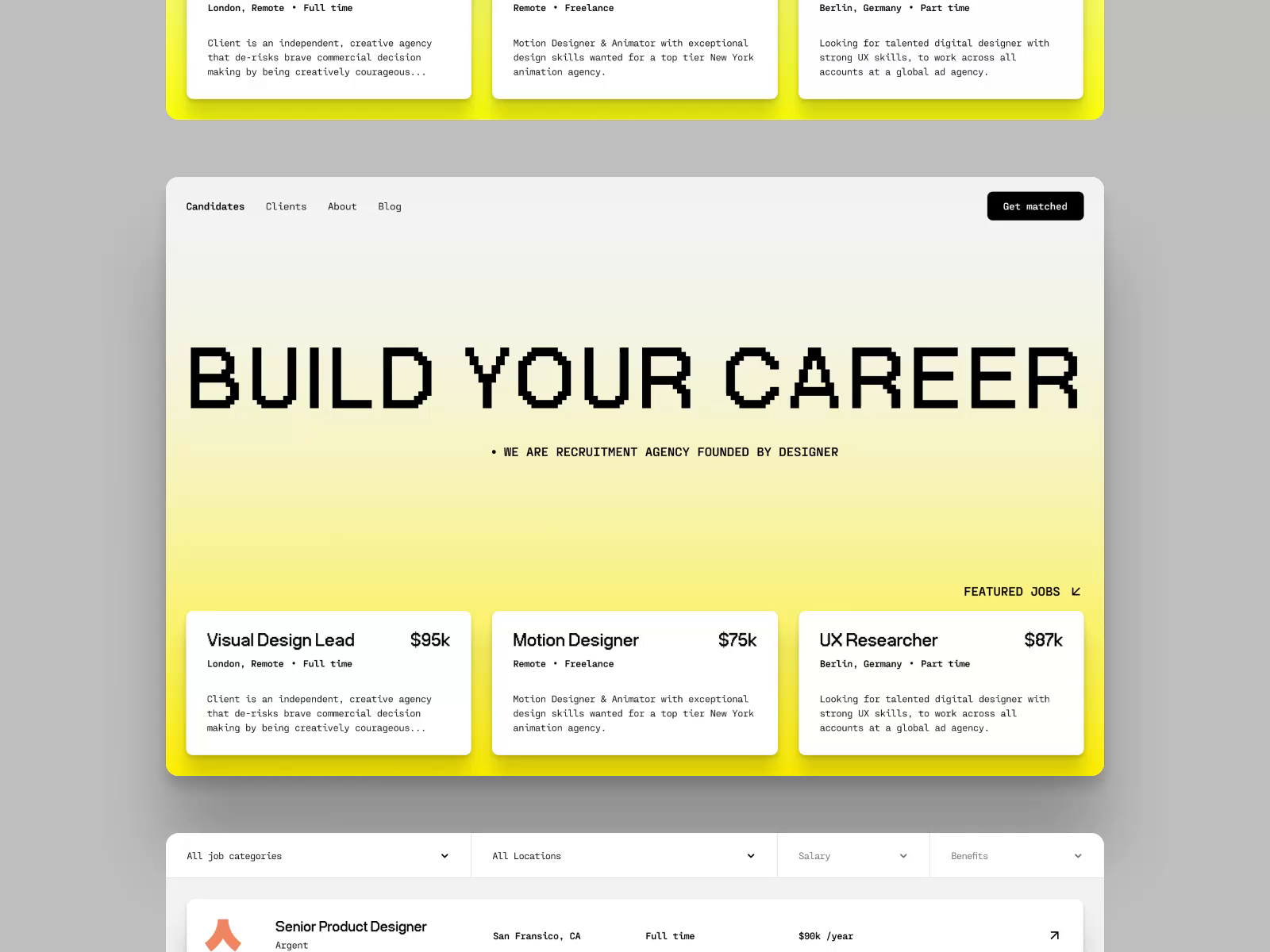 Job Board Animation by Panotive on Dribbble