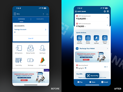 HDFC Bank App Redesign