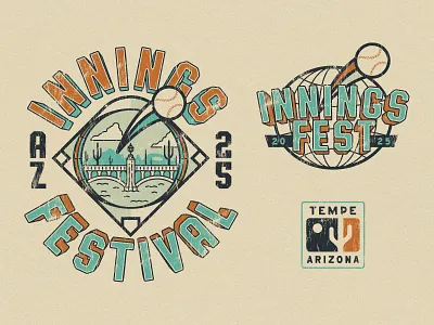 Innings Fest - World Series Lockup album apparel arizona baseball desert festival hat innings fest lockup merch collection music shirt southwestern spring training vintage world series