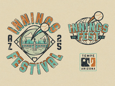 Innings Fest - World Series Lockup album apparel arizona baseball desert festival hat innings fest lockup merch collection music shirt southwestern spring training vintage world series