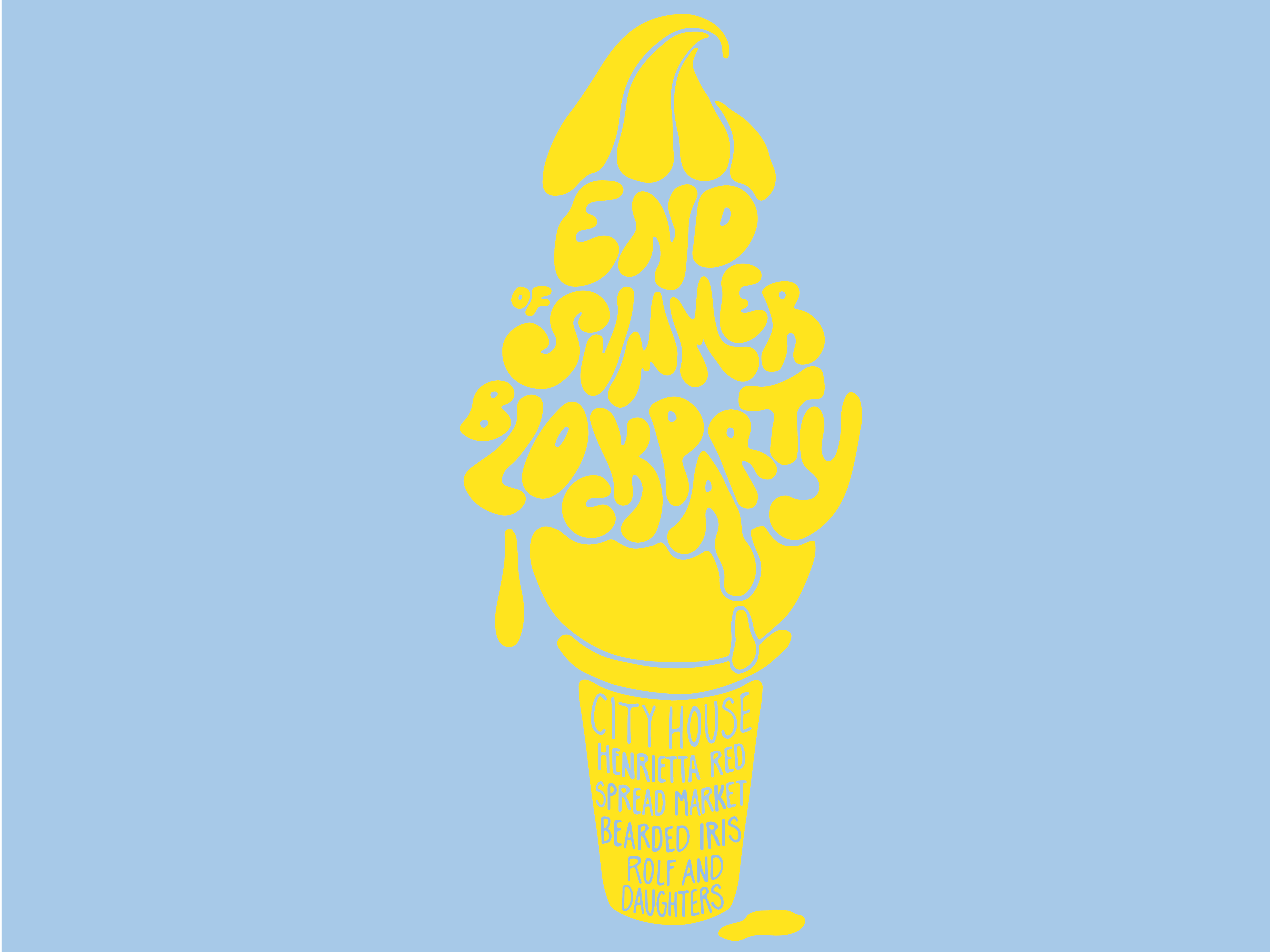 Germantown Block Party branding branding design typography