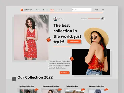 Sun Shop app design graphic design ui ux