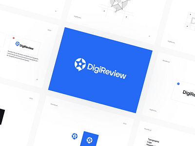 Branding ✦ DigiReview brand brand design brandbook branding comment logo design illustration l logo logo design logo type logodesign logos star logo