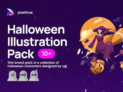 Halloween Illustration Pack character illustration vector vector illustration