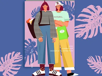 My friends! illustration