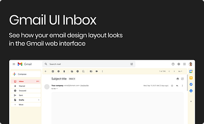 Gmail UI | UI | Email | Mail app design email gmail mail ui ux