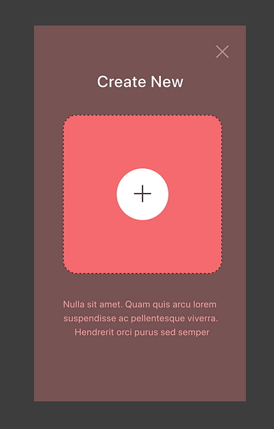 #DailyUI :: 090 Create New dailyui 090 create new