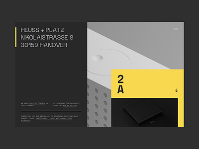 Heuss + Platz // / 3d landing product productdesign ui web webdesign webpage website