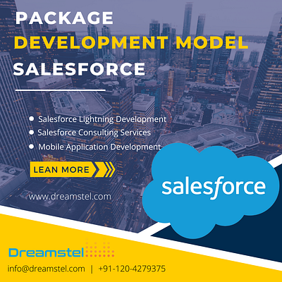 One of the Best Package Development Model Salesforce | Dreamstel appexchange app development it solutions for retail industry lightning development sfdc tableau integration