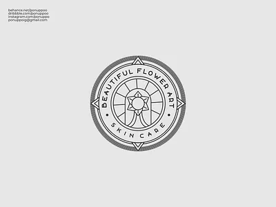 Beautiful Flower Art lettermark