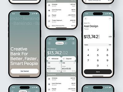 Bankindo - Bank App by Asal Design® for Kretya on Dribbble