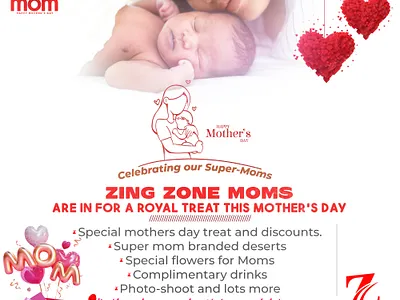 Mothers Day Social Media Content advertising branding flyer logo moms social media