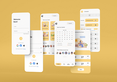 Spacish app design ui ux