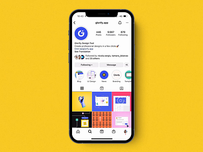 Stories that inspire. Branding on Instagram app brand brand identity branding community design glorify instagram instagram story template interface iphone layout posts share social social media social media template stories story video