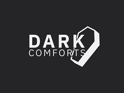 Dark Comforts Logo branding design icon logo minimal vector