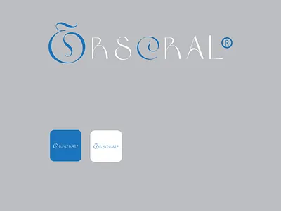 Orsoral Logotype branding creative logo design graphic design identity illustration logo logotype typography ui vector