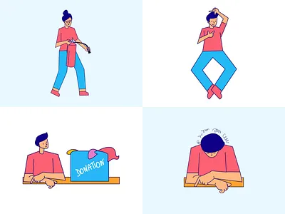 Fables - Free Illustration Pack #1 design dorik graphic design illustration ui vector