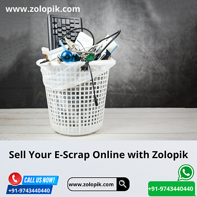 Sell Your E-Scrap Online with Zolopik saveenvironment