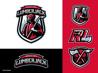 LUMBERJACK HOCKEY branding design esportlogo esports gaminglogo hocket brand hockey logo illustration logo logo for sale lumber jack lumberjack lumberjack logo mascot mascot logo sports brand sports branding sports logo sports logo design ui