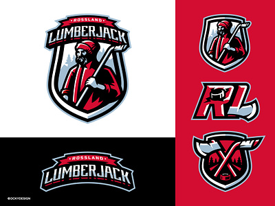 LUMBERJACK HOCKEY branding design esportlogo esports gaminglogo hocket brand hockey logo illustration logo logo for sale lumber jack lumberjack lumberjack logo mascot mascot logo sports brand sports branding sports logo sports logo design ui