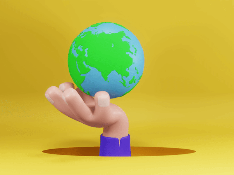 3D Earth 3d animation graphic design motion graphics