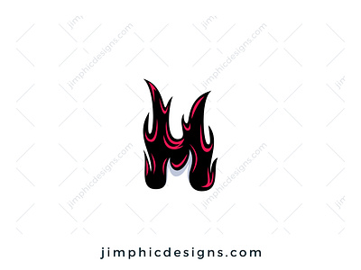 Letter H Flame Logo branding graphic design letter logo