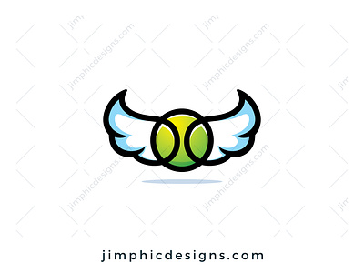 Tennis Wings Logo branding graphic design logo