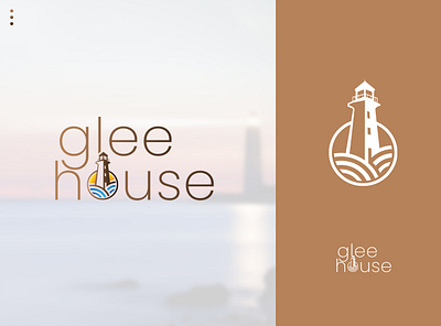 Glee House logo branding design graphic design illustration logo typography vector