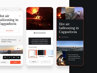 Wånder app app clean minimal mobile travel ui wander