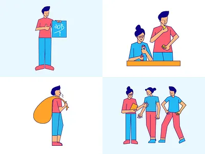 Fables - Free Illustration Pack #3 design dorik graphic design illustration ui vector