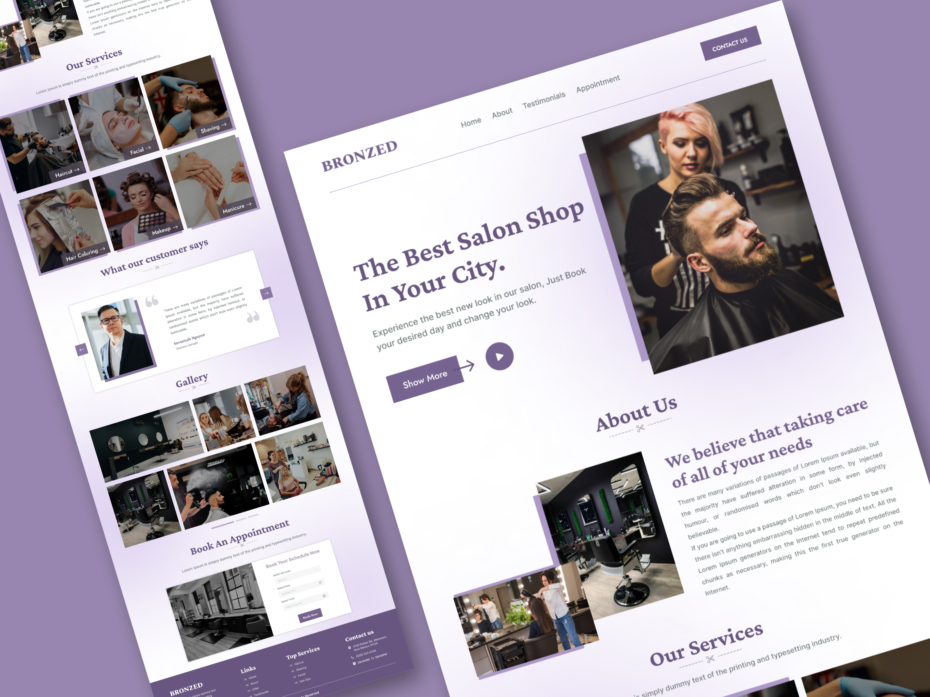 Example of 💻 Custom Website Design & Development