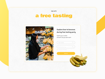 Sing up / Login Screen design e commerce form landing light login pop up product card product page responsive sign up table ui ux web design website yellow