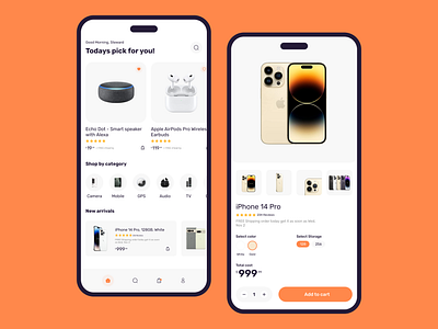 Electro 🎧 | E-shop amazon app branding daily ui ebay echo electronics eshop figma flat flat design iphone marketplace online pixel shopping ui ux